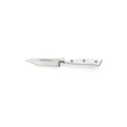 Нож для чистки овощей и фруктов, COMAS, Marble, 8 см, L 19 см, нерж. сталь / АБС-пластик, цвет ручки белый