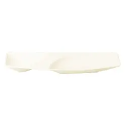 Тарелка прямоугольная RAK Porcelain Mazza 53x30 см 2-x секционная