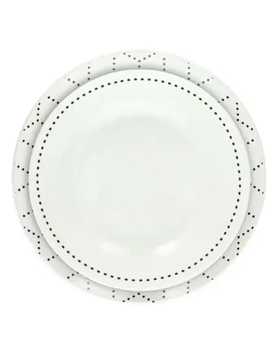 Набор посуды, Tognana, Metropolis Graphic, тарелки d=27х20х19,5см (18 шт)