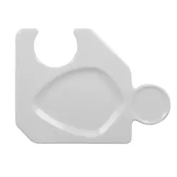 Тарелка ассиметричная RAK Porcelain Minimax Jigsaw 20х15 см