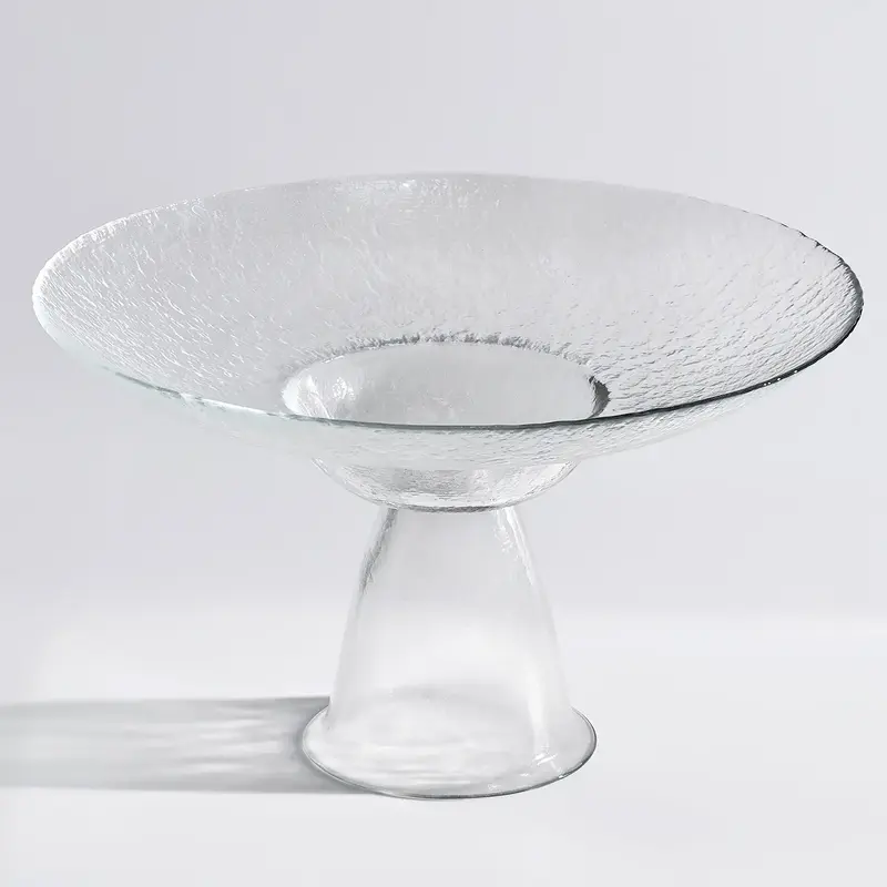 Фруктовница, Akcam, BONGO, стекло, прозрачная, d 30 см