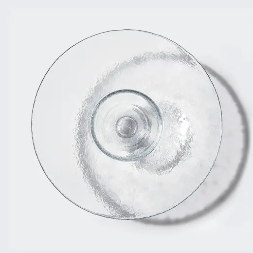 Фруктовница, Akcam, BONGO, стекло, прозрачная, d 30 см