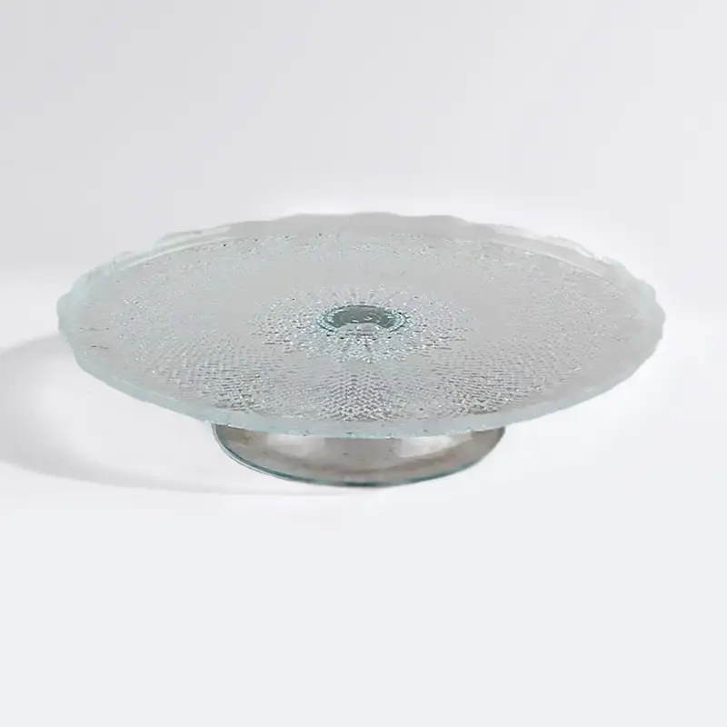 Подставка для торта, Akcam, IZMIR, d 21 см, стекло, прозрачная