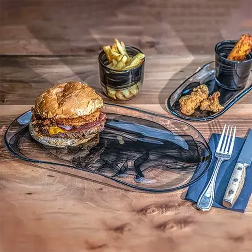 Тарелка овальная, ArdaCam, Atlas, 27.5 x 14.5 см, h 2.5 см