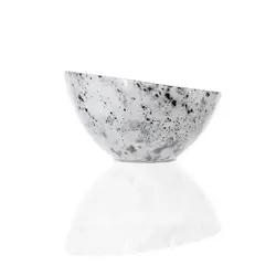 Салатник, ArdaCam, Hills, белый с черными вкраплениями, d 25 см, h 14.5 см