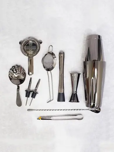 Набор барный 11 предметов подарочный в коробке, Barbossa-P.L., Bad Guys Bar