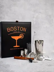 Набор барный 10 предметов подарочный в ящике, Barbossa-P.L., Bad Guys Bar