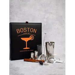 Набор барный 10 предметов подарочный в ящике, Barbossa-P.L., Bad Guys Bar