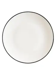 Тарелка, Bonna, Linea, Черная, d=27 см