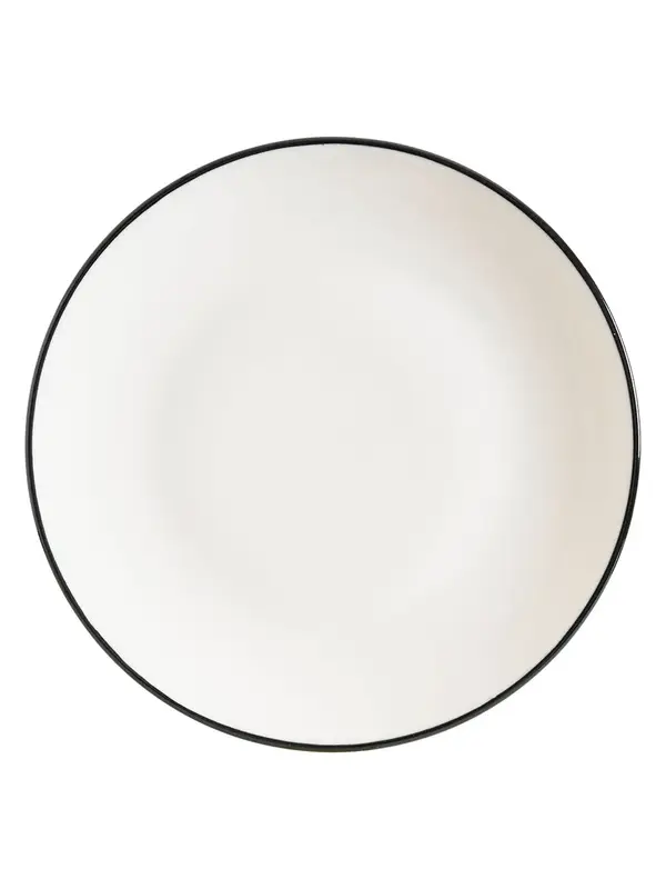 Тарелка, Bonna, Linea, Черная, d=27 см