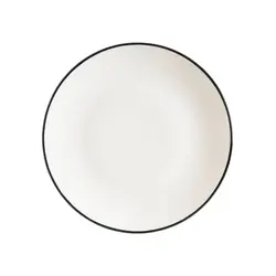 Тарелка, Bonna, Linea, Черная, d=27 см