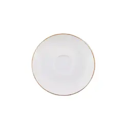 Блюдце, Bonna, Retro коричневый край, 12 см, (чашка 69215)