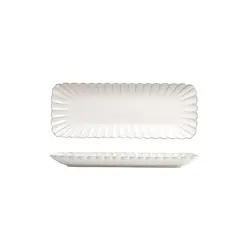 Блюдо для подачи прямоугольное, Carta, Fiore, 30.5 x 10.7 x 2 см