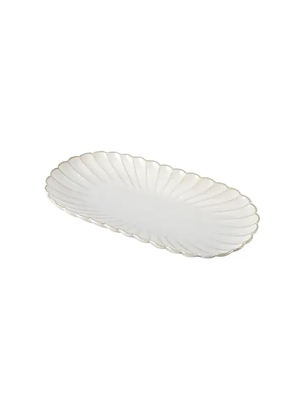 Блюдо для подачи овальное, Carta, Fiore, 23 x 11.5 x 2.5 см