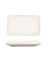 Блюдо для подачи прямоугольное, Carta, Fiore, 25.2 x 14.7 x 2.2 см