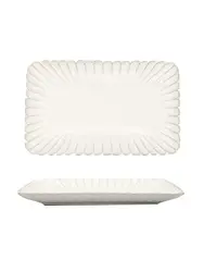 Блюдо для подачи прямоугольное, Carta, Fiore, 31.5 x 20 x 2.7 см