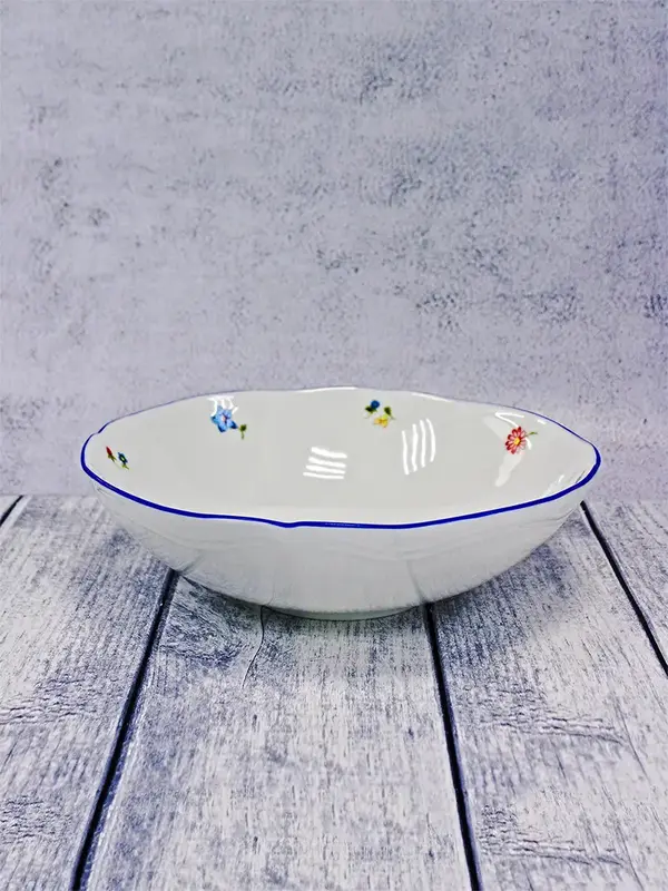 Салатник, Casa di Fortuna, Grazia с деколью Цветы, 1000 мл