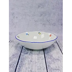 Салатник, Casa di Fortuna, Grazia с деколью Цветы, 1000 мл