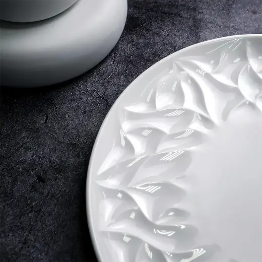 Тарелка мелкая, Casa di Fortuna, Origami, d 20.5 см, h 2 см