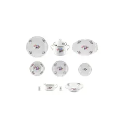 Сервиз столовый, 24 предмета, Crystalex, Kamelia, Meissen Bouquet