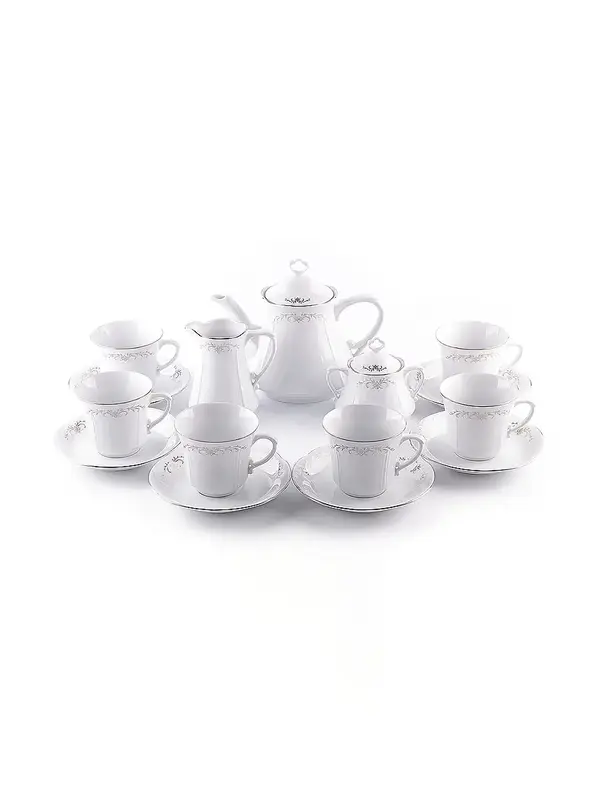 Сервиз чайный, Cmielow, Kamelia, Grey Ornament