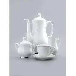 Сервиз кофейный, 15 предметов, Crystalex, Rococo, Gold Rim