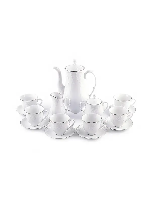Сервиз кофейный, Cmielow, Rococo, Platinum