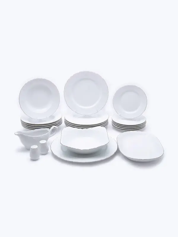 Сервиз столовый, 24 предмета, Cmielow, Rococo, Platinum