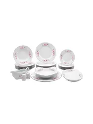 Столовый сервиз, 24 предмета, Cmielow, Rococo, Grey Rose Platinum