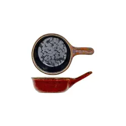 Соусник с ручкой, Cosy & Trendy, Elements Maroon, l 10.5 см,  b 6.5 см, h 3.7 см