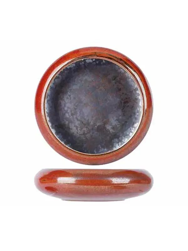 Розетка с закругленным бортом, Cosy & Trendy, Elements Maroon, d 9 см, h 2.9 см