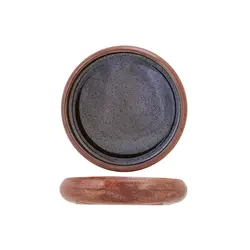 Тарелка с закругленным бортом, Cosy & Trendy, Elements Maroon, d 21.7 см, h 4.5 см