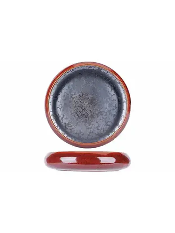 Тарелка с закругленным бортом, Cosy & Trendy, Elements Maroon, d 16.6 см, h 3.8 см