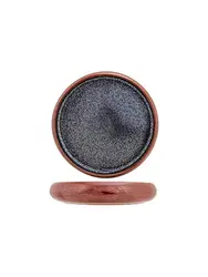 Тарелка с закругленным бортом, Cosy & Trendy, Elements Maroon, d 24 см, h 4.9 см