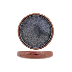 Тарелка с закругленным бортом, Cosy & Trendy, Elements Maroon, d 24 см, h 4.9 см