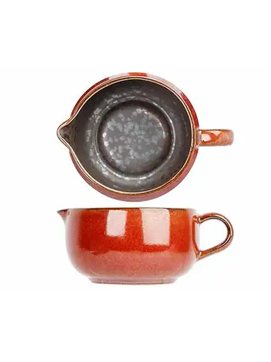 Молочник / соусник с ручкой, Cosy & Trendy, Elements Maroon, 160 мл, d 9 см, h 5 см