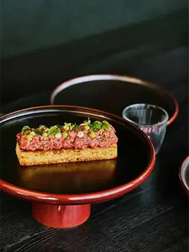 Тарелка с закругленным бортом, Cosy & Trendy, Elements Maroon, d 24 см, h 4.9 см