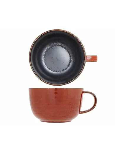 Суповая чашка с ручкой/ кружка, Cosy & Trendy, Elements Maroon, 500 мл, d 12.5 см, h 8 см