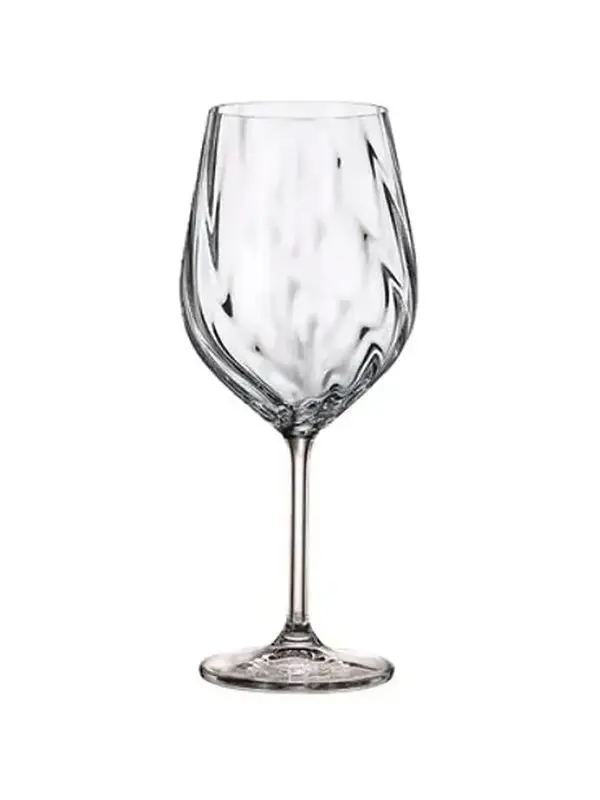 Бокал для вина, Crystal Bohemia, Crex Optic, 10.5 x 25 см, 740 мл