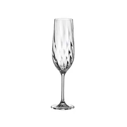 Бокал-флюте, Crystal Bohemia, Crex Optic, 6.1 x 25.2 см, 270 мл