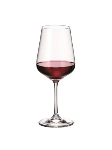 Бокал для вина, Crystal Bohemia, Strix, 9 x 22.5 см, 450 мл