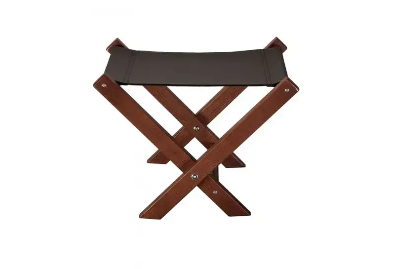 Подставка под сумку В12, Dl, венге, черная экокожа