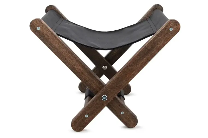 Подставка под сумку RestoTouch Wood В10, Dl, венге, черная экокожа