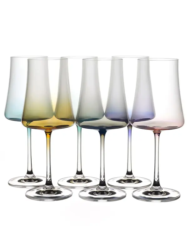Бокал для вина, Crystalex, Extra, ассорти, 460 мл Q90397 (*6)