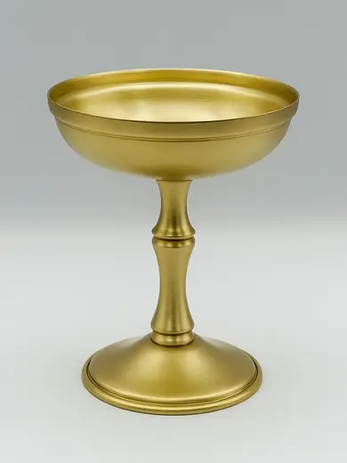 Gibco Кубок для подачи "Брасс" латунный, матовый, 11х13см