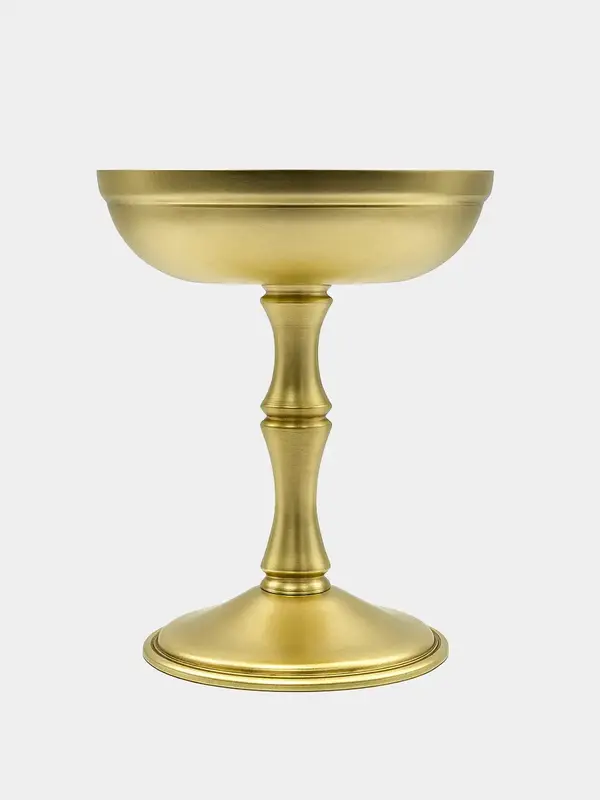 Gibco Кубок для подачи "Брасс" латунный, матовый, 11х13см