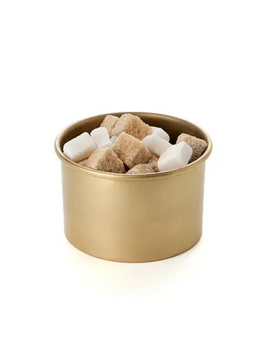 Gibco Сахарница с кантом "Брасс", латунная, с лужением внутри, 10х6 см