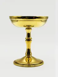 Gibco Кубок для подачи “Брасс Плюс” латунный, полированный, 11х13см