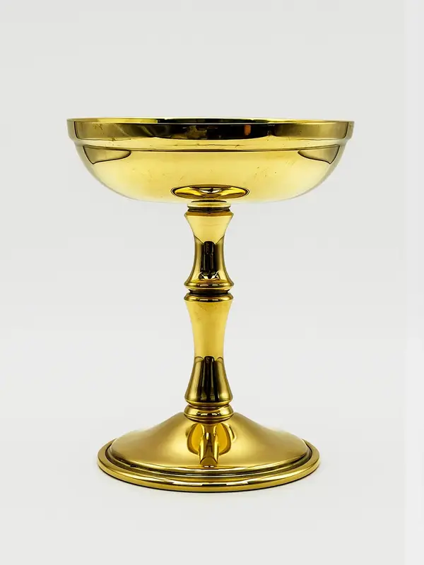 Gibco Кубок для подачи “Брасс Плюс” латунный, полированный, 11х13см