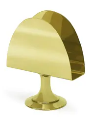 Gibco Салфетница на ножке "Брасс плюс", латунная, полированная, 11х13 см